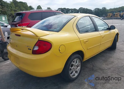 2002 Dodge Neon Sxt из США, поврежденный, VIN 1B3ES56C62D591740